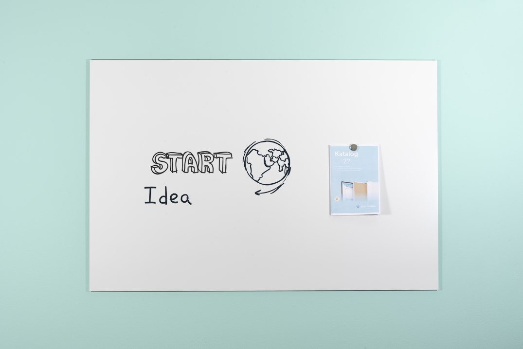 Whiteboard zonder lijst 100x150cm
